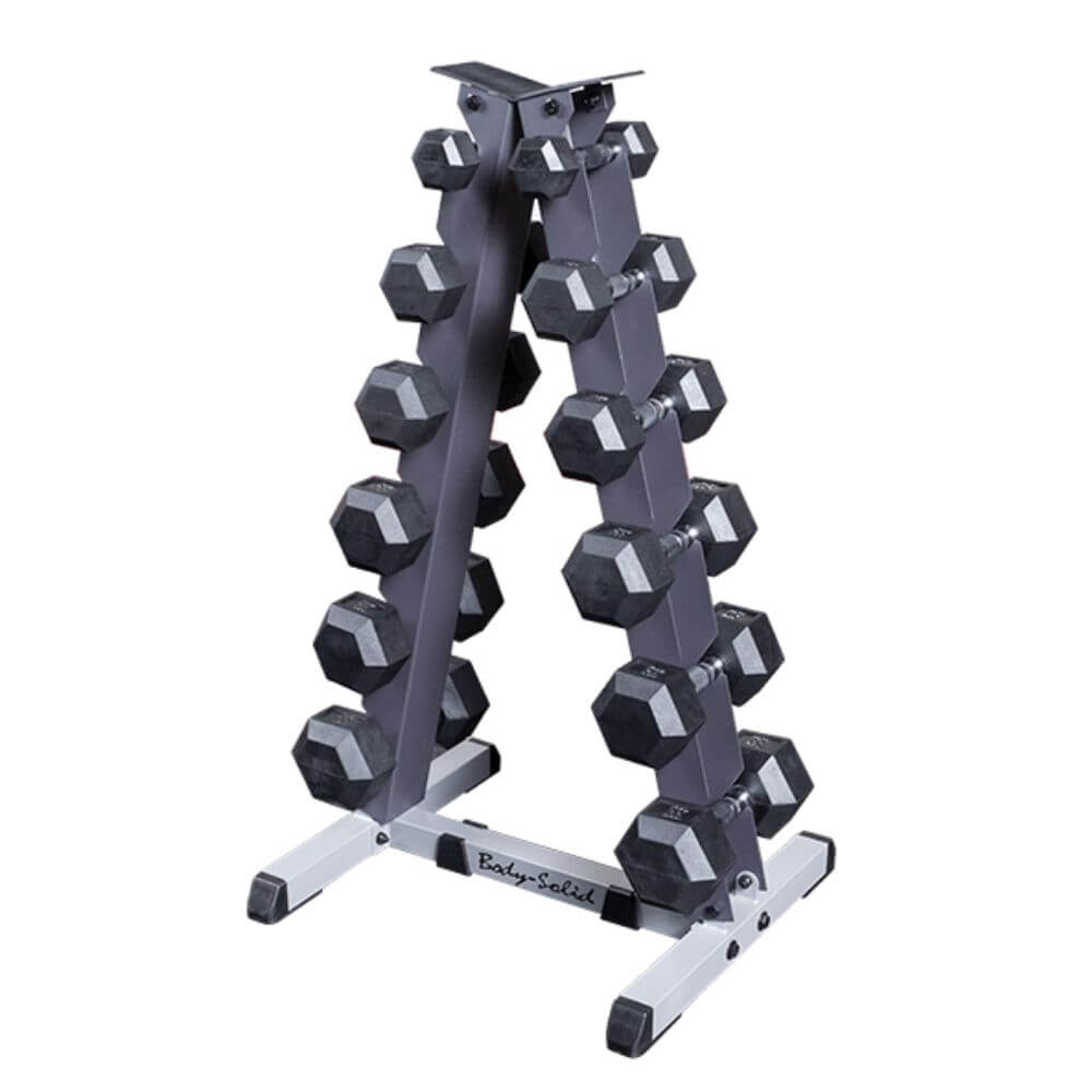 Body-Solid 2 Tier Vertical Dumbbell Rack GDR44 - Image 4