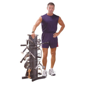 Alternative view of Body-Solid Cable Attachment Accessory Rack VDRA30