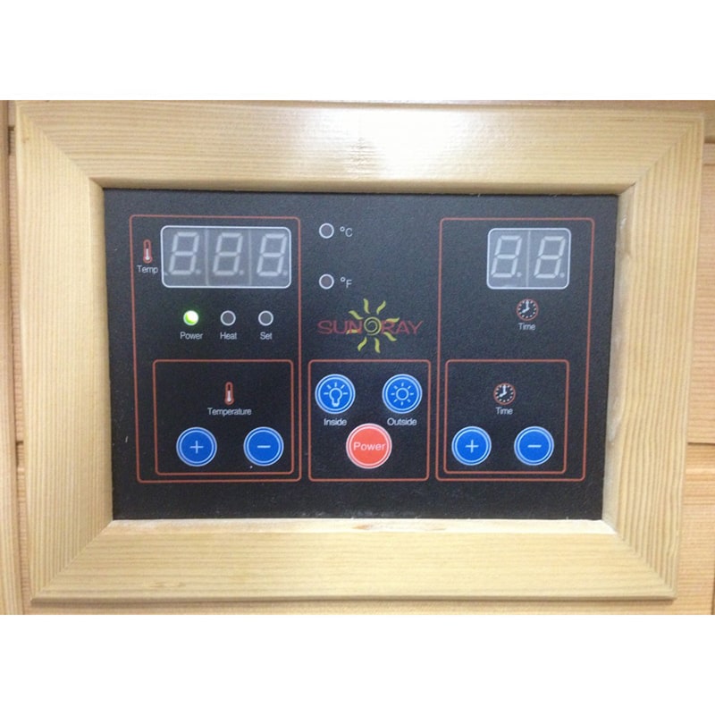 SunRay Aspen 3 Person Infrared Sauna HL300K - Image 3