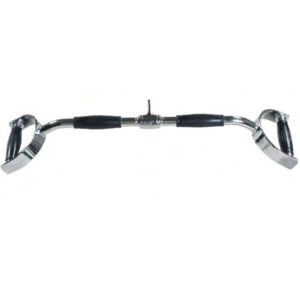 York Barbell 24" Rubber Grip Revolving Pro Style Lat Bar