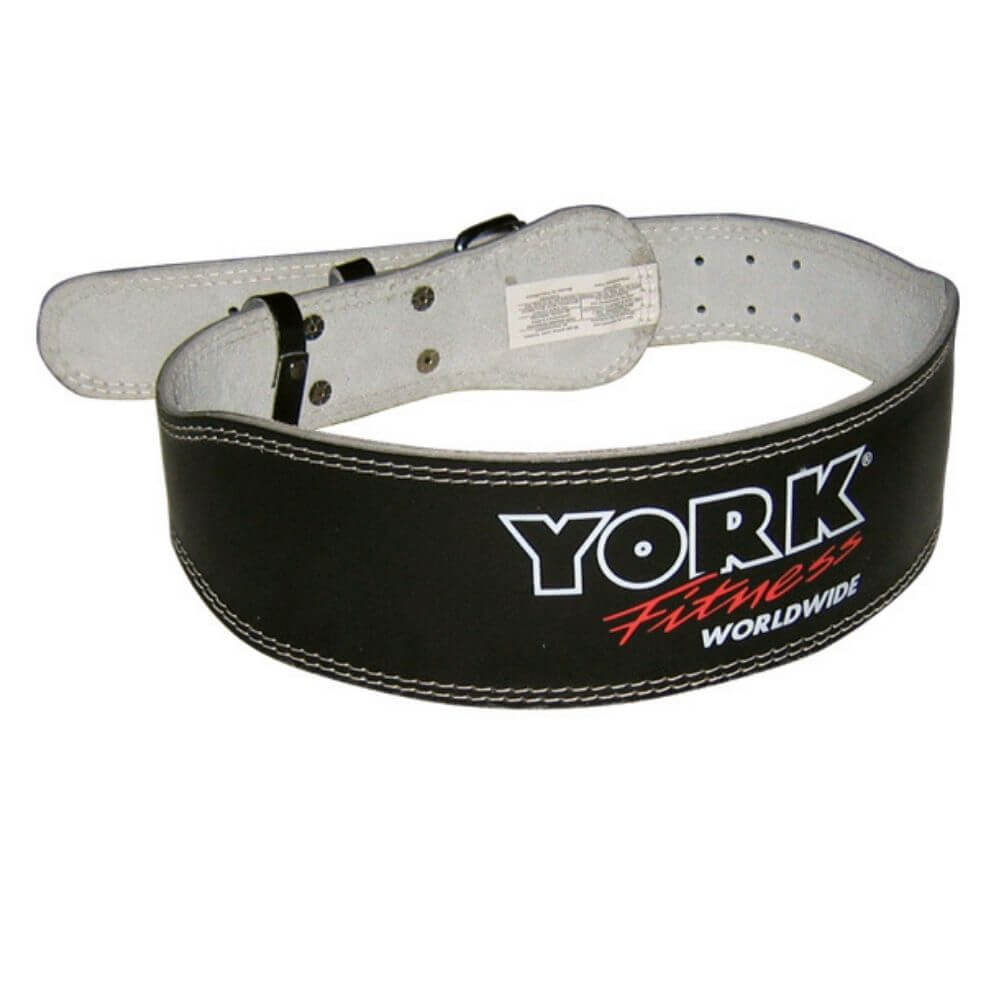 York Barbell 6" Padded Weight Lifting Belt