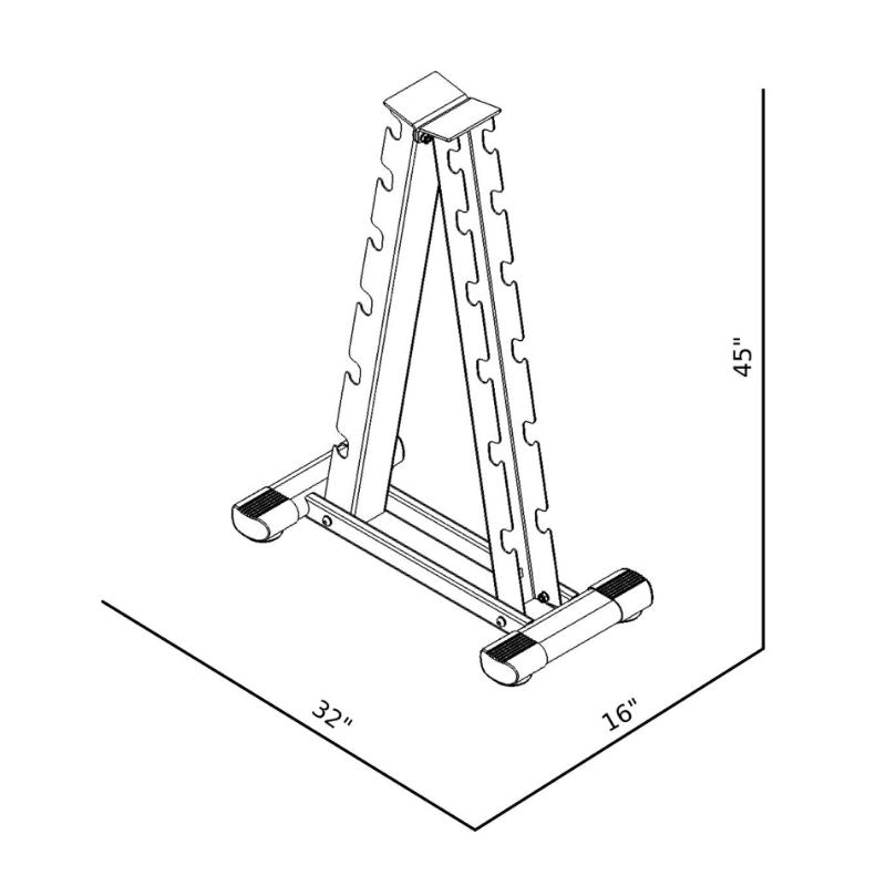 BodyKore Signature Vertical Dumbbell Rack G233 - Image 5