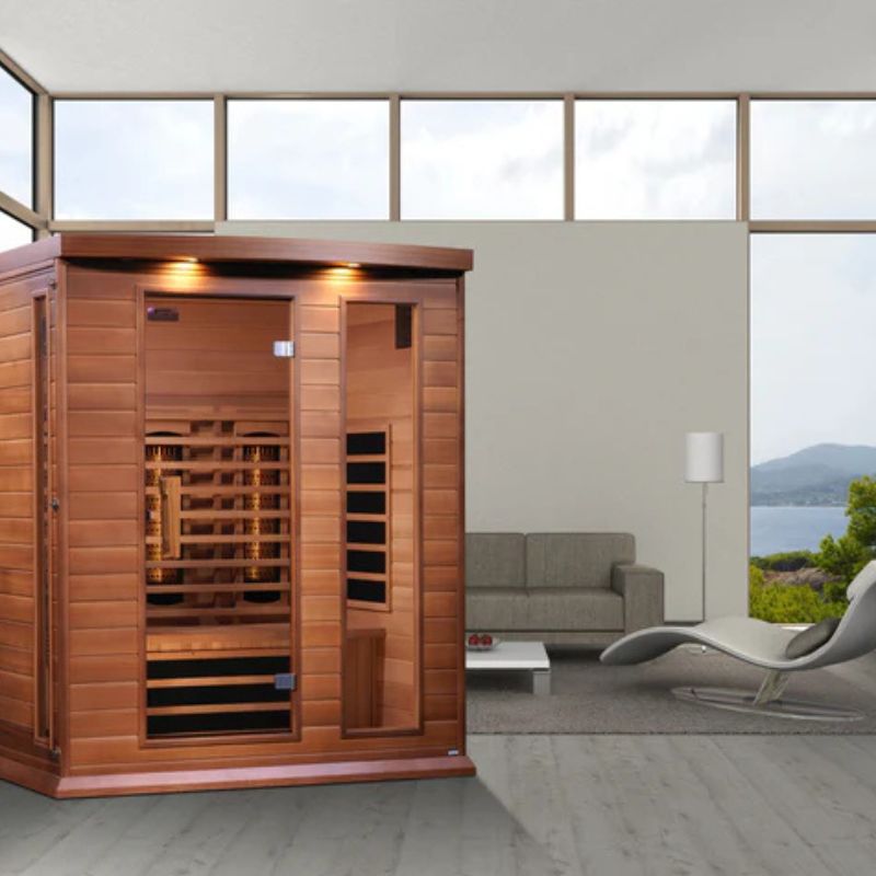 Maxxus 3-Person Full Spectrum Infrared Sauna MX-M306-01-FS CED - Image 4