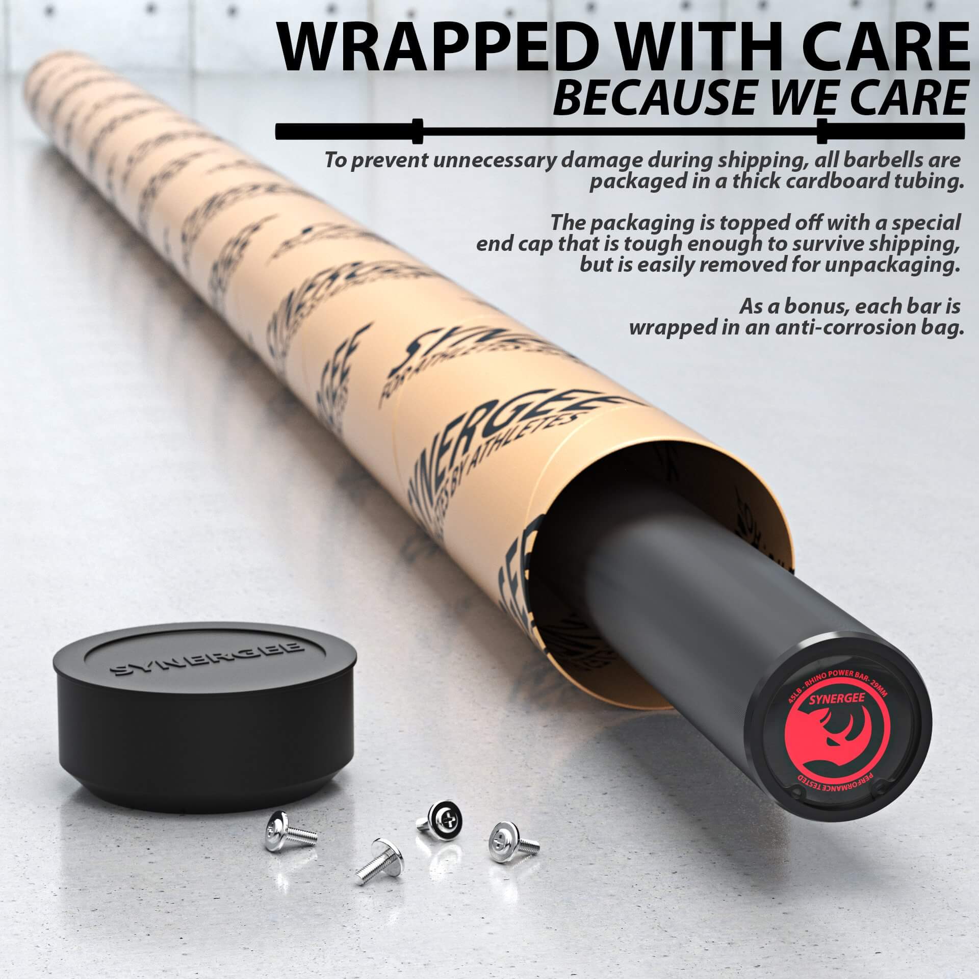 Synergee Rhino Powerlifting Barbell - Image 6