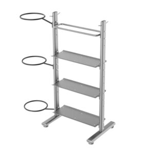 Alternative view of TKO Strength Accessory Storage Rack 899ASR